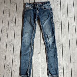 Rock Revival Blue Skinny Jeans